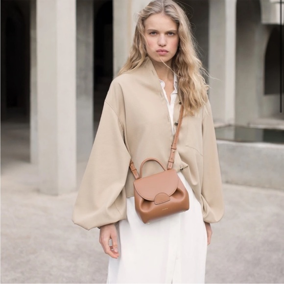 Polene Handbags - Polene Numero Un nano smooth camel